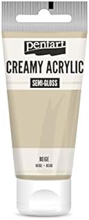 Semi-brilliant creamy acrylic paint Pentart 60 ml (beige).. Nigeria shops with DIAYTAR — wide selection, fast shipping, and great value.
