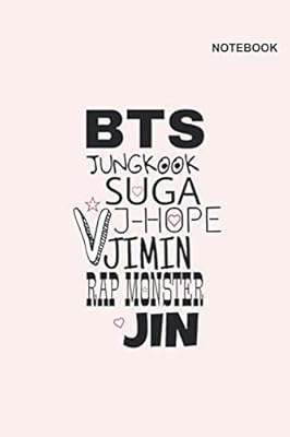 BTS notebook: classic lines pages, 110 pages, large (6 x 9 inch), Bangtan Boys Together design cover... Experience shopping satisfaction with DIAYTAR NIGERIA's vast selection and nationwide delivery service.
