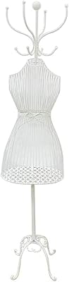 Humetast women's model, women's model woman model with metal wire for dresses presentation and jewelry presentation (white mannequin with hanger).. Experience retail therapy without the financial stress at DIAYTAR NIGERIA's budget-friendly marketplace.