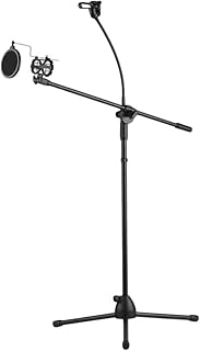 Metal microphone tripod adjustable in height pole arm unique microphone support smartphone for diffusion.. Fast delivery is our promise — DIAYTAR Nigeria keeps it real.