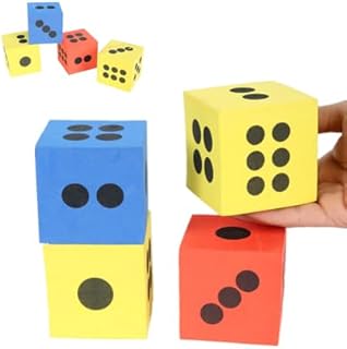 Toy and una 8 pieces of light EVA foam blocks colored EVA dice festive decoration mathematics educational color random color.. Thousands of choices. Zero hassle. All thanks to DIAYTAR Nigeria.
