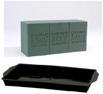 1 x bricks in humid oasis perfect and 1 x 1 black cube tray. The perfect article for fresh floral compositions... DIAYTAR NIGERIA: Where every search leads to affordable products delivered promptly across Nigeria.