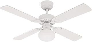 Westinghouse Vegas 72185 ceiling fan, 105 cm white interior ceiling fan, lighting kit with frosted opal glass, white finish with white pine blades and white washed.. You deserve better shopping — choose DIAYTAR Nigeria today.