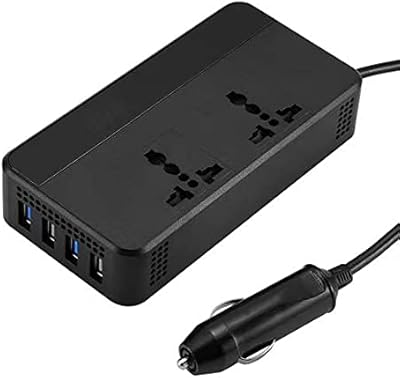 Joyway car in 200W DC 12V at 220V AC 4 Ports USB Car Charger Converter Carrier Converter with switch and display of the LCD current.. DIAYTAR NIGERIA: Where every shopping need is met with affordable prices and reliable 5-8 day delivery.