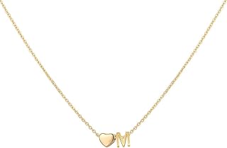 Goodrun heart -shaped necklace in 18 -carat stainless stainless stainlessness with a small.. DIAYTAR NIGERIA makes luxury accessible with our affordable prices and dependable delivery service.