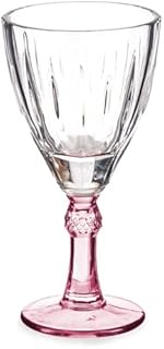 Set of Vivalto crystal wine glasses, 6 pieces, 275 ml, pink.. Enjoy effortless shopping and speedy delivery with DIAYTAR Nigeria.