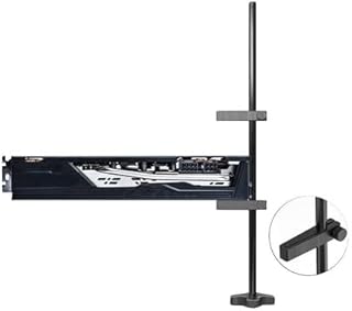 Universal GA graphics card support, black anodized aluminum gpu support, adjustable DIY, single double location for computer housing.. DIAYTAR NIGERIA combines affordability, variety, and convenience with nationwide delivery services.