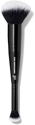 E.L.F. Double complexion brush, makeup brush for foundation and anti-concealer, creates an airograph finish, made with vegetable hair without cruelty.. DIAYTAR NIGERIA makes quality accessible to all with our affordable prices and quick delivery service.