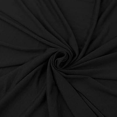 Cotton jersey fabric and 12 oz elastane - United Color (2 meters, black).. Embrace the convenience of DIAYTAR NIGERIA with thousands of products at your fingertips, delivered nationwide.