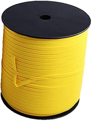 Flat shoes woven with novus roller elastane, length - 30 m, width - 4 mm, color - yellow.. Your ideal shopping companion, DIAYTAR NIGERIA offers unmatched variety with delivery within a week.