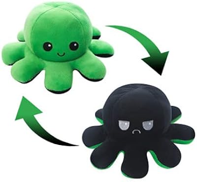 Matosaset the original reversible Octopus Peluche | Patented design | Red and yellow | Show your mood without saying a word!.. From office supplies to fashion — DIAYTAR Nigeria brings it fast.