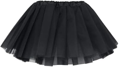 Tutu skirt, children's dress, tutu skirt in superimposed tulle for girls, 4 tulle layers, ballet dress for girls (black).. Order now, relax later — DIAYTAR Nigeria ships in 5 to 8 days.