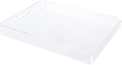 Transparent Lamset acrylic tray (transparent 40 x 30 x 5 cm).. DIAYTAR NIGERIA brings retail convenience to your screen with affordable prices and dependable shipping.