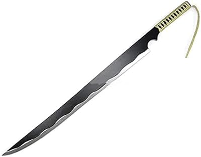 Hand -made wooden swords with Kurosaki Ichigo Tenjutsu Zangetsu Zanpakuto sheath, Anime decorative weapon toy, 1 piece, 120 cm.. Discover endless shopping possibilities at DIAYTAR NIGERIA, with budget-friendly prices and reliable delivery.
