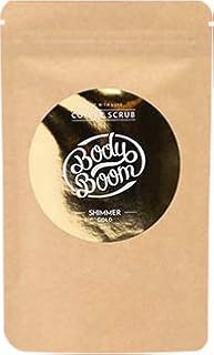Bodyboom Shimmer Gold Scrub Coffee Face Face 100 g with anti -cellulite silicon particles, vegan cosmetic cosmetic made in Europe.. DIAYTAR NIGERIA delivers more than products - we deliver affordable shopping satisfaction nationwide.