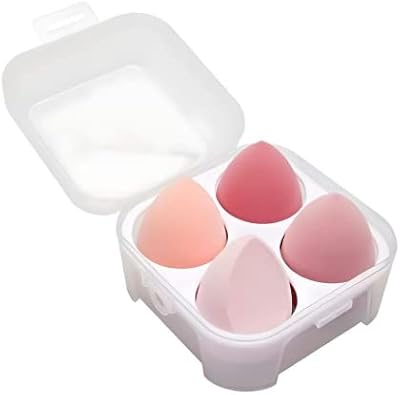 Set of Raun's Cosmetics powdered sponges - 4 -piece in 1 storage box, soft and reusable makeup sponges for impeccable application.. DIAYTAR NIGERIA delivers value, variety, and convenience with our nationwide 5-8 day shipping.