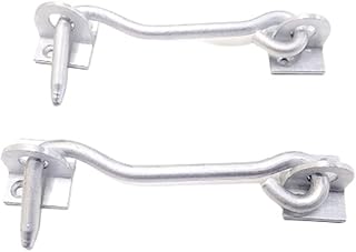 Package of 2 Royal Apex aluminum hooks and rotating door with mounting screws for shed or garage gate.. Discover the perfect shopping experience with DIAYTAR NIGERIA's vast selection and prompt delivery service.