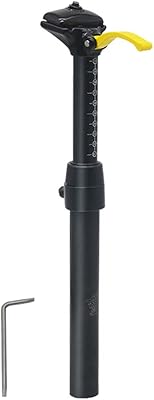 BABYSKI bicycle siege 30.9 mm dropper, manual control, bicycle seat tube, hydraulic shock absorber adjustable in height of 100 mm for mountain bikes.. Nigeria’s trusted store online — DIAYTAR Nigeria never disappoints.
