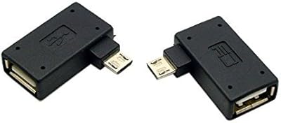 Zhenyang Cy OTG Host Adapter Micro USB 2.0 OTG at 90 degrees with USB power supply for mobile and tablet.. Get more for less on DIAYTAR Nigeria — Nigeria’s favorite e-commerce platform.