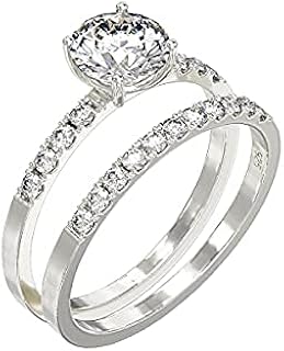 Solitary engagement ring and Sterling 925 silver alliance for women set with a magnificent white zircon. Available in sizes J to R.. DIAYTAR NIGERIA: Connecting Nigerians with affordable products delivered promptly nationwide.