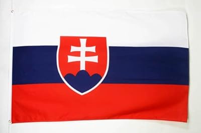 Az Flag Slovakia flag 150 x 90 cm - Slovakia flag 90 x 150 cm Light polyester.. DIAYTAR Nigeria: Where affordability meets fast and reliable e-commerce service.