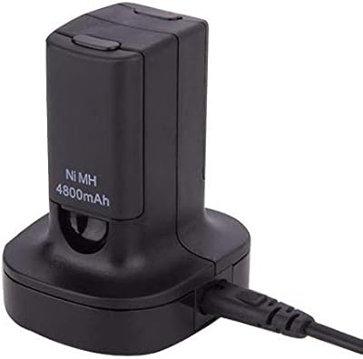 Double skido charger support for Xbox360 with two rechargeable batteries of 4,800 mAh for Xbox 360.. Your e-commerce hub for everything — DIAYTAR Nigeria has you covered.