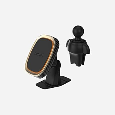 Car support and magnetic dashboard support in porodo aluminum for ventilation grid (gold).. Shop smarter with DIAYTAR Nigeria — affordable prices and a wide product range delivered in just 5 to 8 days.