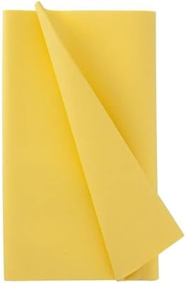 Hima Easter paper tablecloth, size 138 cm x 220 cm, yellow.. DIAYTAR NIGERIA: Making online retail accessible to all with affordable nationwide shipping.