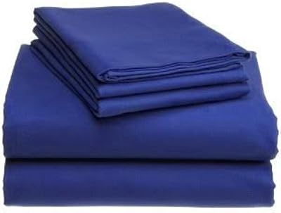 Double bed set - 1800 sheets for double -soft microfiber double bed - brushed double - deep pockets - easy to install - unsightly - comfortable - 3 -room bed set - sheets and pillow pillowcases (double, royal blue).. Experience budget-friendly shopping at DIAYTAR NIGERIA, Nigeria's premier online marketplace with quick delivery.