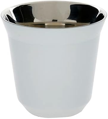 Ruvati Expresso Cup in white stainless steel 85 ml (2 2) | coffee cup | Cup with espresso | Package of 2 coffee cups | steel cup | Steel coffee cup | tea cup | Cappuccino cup.. Quick delivery. Quality products. Great deals. That’s DIAYTAR Nigeria.