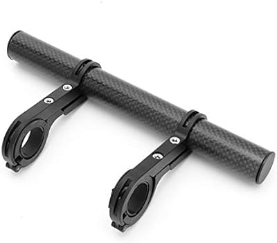 Carbon fiber bike lighting support for 20 cm with mounting support on handlebars, pocket lamp holder - Black.. DIAYTAR NIGERIA: Where affordability and variety meet with convenient delivery within 8 days.