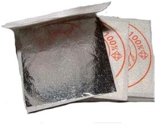 Authentic superior quality silver paper sheets, professional quality, 10 sheets, 5 "(mobile sheets/tangled paper) 100 % edible silver.. Big savings, small wait times — shop now at DIAYTAR Nigeria.