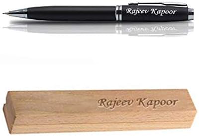 Custom Presto Presto in pure metal with engraved name (pen with engraved wooden box), FLP018.. Shop with purpose at DIAYTAR NIGERIA, where diverse selection meets budget-friendly nationwide delivery.