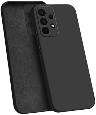 Zig Premium liquid silicone protective shell with camera protection for Samsung Galaxy A52 4G and A52 5G (Black).. You shop, we deliver — quick and easy with DIAYTAR Nigeria.