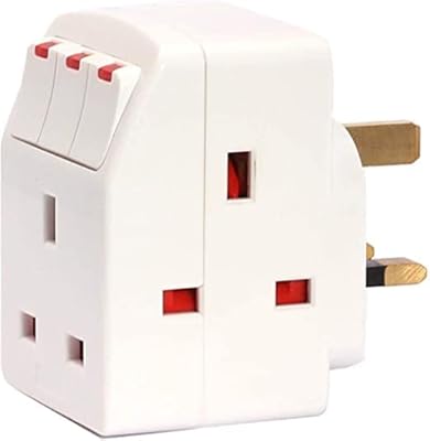 British Multi-Power Adapter ECV 3-Y with individual switches, British compact adapter.. DIAYTAR NIGERIA: Where affordability and variety come together with nationwide 5-8 day delivery.
