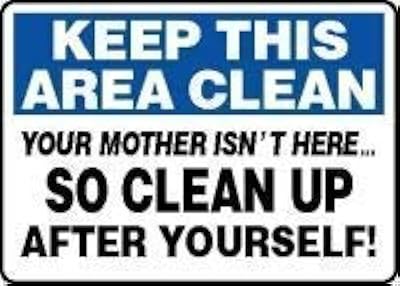 Ningfei metal panel Keep this clean area, your mom is not cleaner here after yourself! Metal panel - 8 "x 12".. DIAYTAR NIGERIA makes online shopping accessible to all with budget-friendly prices and reliable delivery.