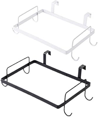 2 supports and supports for trash bags - Kitchen storage support - can hang on a cupboard, a drawer, a door, a trash can, a bucket, a garbage basket - stainless steel.. Get access to thousands of affordable products only on DIAYTAR Nigeria.
