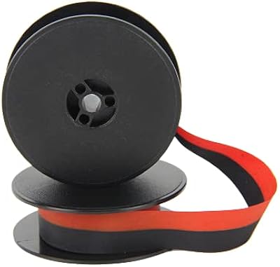 Typewriting machine ribbon, double roll type type type type type - Compatible with all models - typewriter ribbon (red -black).. Shop with purpose at DIAYTAR NIGERIA, where your money goes further and delivery is always prompt.