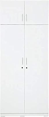 AFT two -door wooden cabinet with upper cupboard, white.. Explore a world of choices with DIAYTAR NIGERIA's vast catalog and budget-friendly nationwide shipping.
