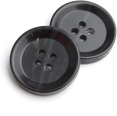 Defaos 100pcs 20mm Costume buttons for men and women, resin buttons, windbreaker coats, large round decorative buttons with four eyes.. Great deals and fast delivery — the DIAYTAR Nigeria guarantee.