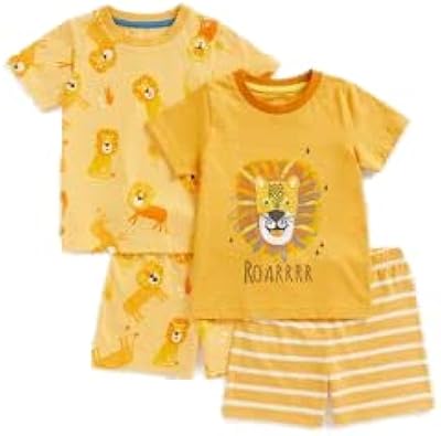 Short Safari pajamas for boy EA327 - Lot of 2.. DIAYTAR NIGERIA delivers on every promise with our affordable prices and nationwide delivery service.
