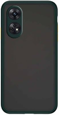 Rear shell for Oppo Reno 8T 4G, Elegant Rigid Mate Rear shell | Best camera protection | Ultra-soft polyurethane rear shell, shock resistant and heat with raised edges (green).. Explore the biggest product variety online — only at DIAYTAR Nigeria.