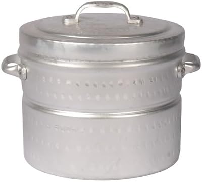 Everbright aluminum mandi pot with support and lid for lahm and mandi chicken - Robust kitchen pot mandi biryani, steamer (12 inch).. Find everything you need at prices you'll love with DIAYTAR NIGERIA's comprehensive e-commerce platform.
