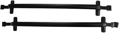 The White Shop Universal Roof Bars Adjustable 100 cm, Transversal aluminum alloy bars, car roof bars, transverse bars for luggage racks, snowboards, black, 2 rooms.. DIAYTAR NIGERIA puts thousands of products at your fingertips with affordable prices and delivery within a week.