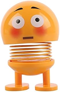 Soldottm car ornament mobile head cute cute cartoon funny head amusing pretty robot dashboard decoration car expression automatic (degraded face).. DIAYTAR NIGERIA delivers affordability and convenience to your doorstep within 8 days of purchase.