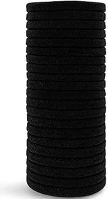 Elastic elastic elastic in ecological nylon kitsch for women, 20 pieces (black).. Enjoy stress-free shopping with affordable prices on DIAYTAR Nigeria.