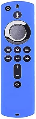 Soldottm protection case compatible with Amazon Fire TV 4K Alexa Voice, Anti -slip protective cover in washable silicone, antichoc (blue).. DIAYTAR NIGERIA: Connecting Nigerians with their needs through our affordable and diverse marketplace.