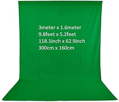 Rubik chroma key green photography background for photo studio, non -woven non -reflective fabric 1.6x3 m (green).. Fast delivery, fair prices, and full variety — only on DIAYTAR Nigeria.