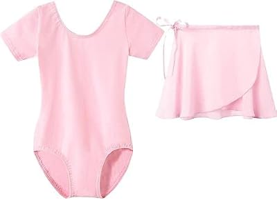 The White Shop Set of short -sleeved ballet clothing for girls with dance skirt and tights for dance/pink/110.. Discover endless possibilities with DIAYTAR NIGERIA's extensive product range and affordable shipping.