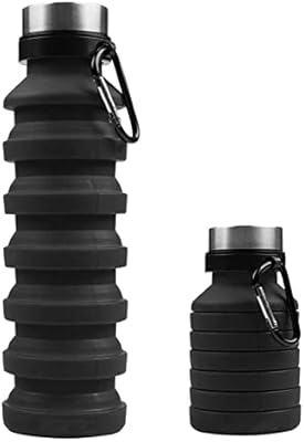 Foldable water bottle ofrdncy, foldable water bottles in reusable BPA-free silicone for travel, gym, campsite, hike, bottle of portable anti-fresh sports with carabiner (550 ml/18.6 oz).. Experience the convenience of online shopping with DIAYTAR NIGERIA's reliable 5-8 day delivery service.